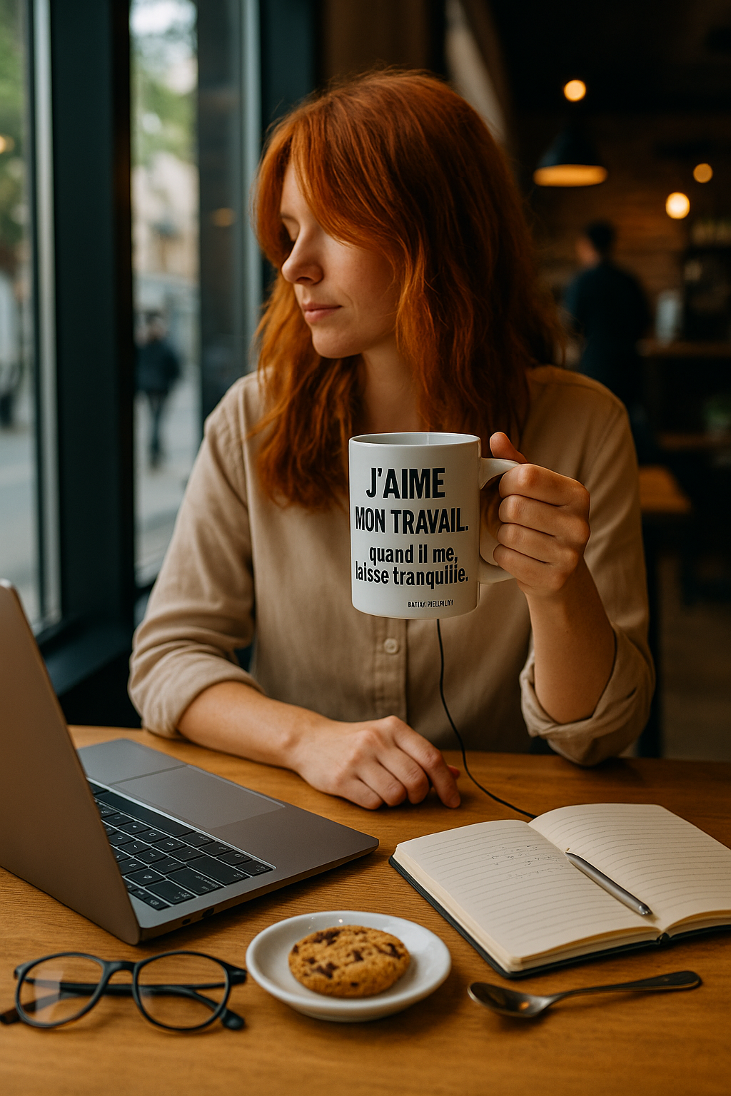 J’aime mon travail… quand il me laisse tranquille. – Mug