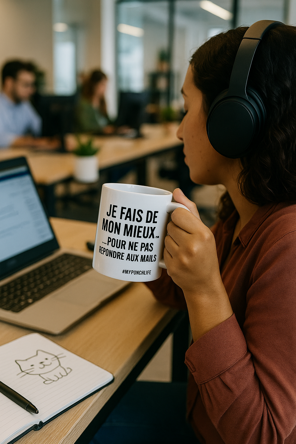 Je fais de mon mieux… pour ne pas répondre aux mails. – Mug