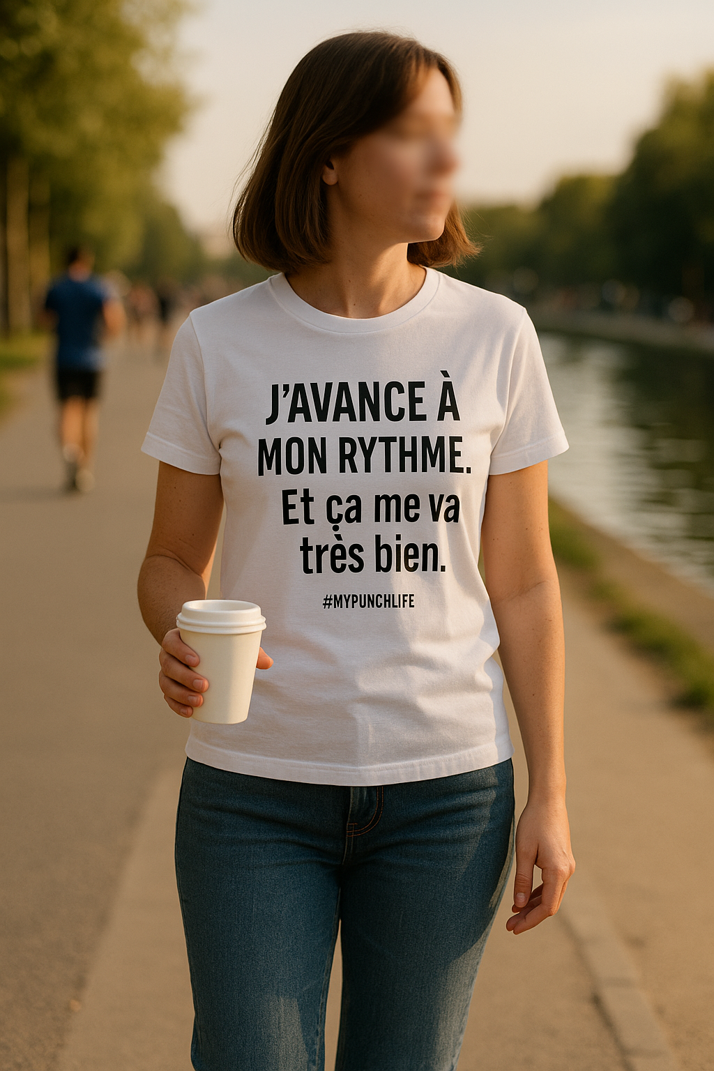 J’avance à mon rythme. Et ça me va très bien. – T-shirt